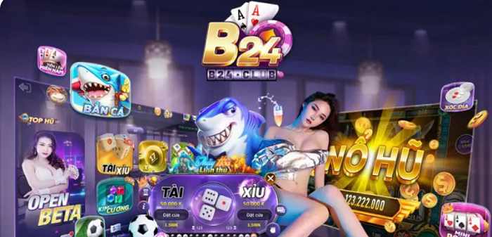 Giao diện game bắt mắt của B24