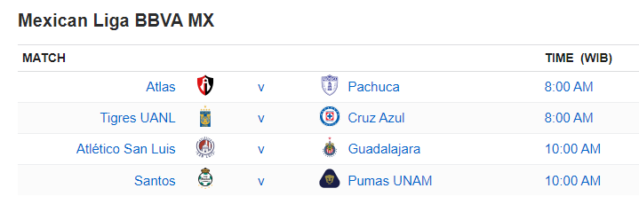 Mexican Liga BBVA MX